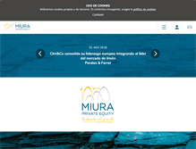 Tablet Screenshot of miuraequity.com